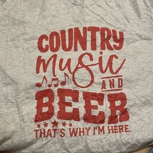 Country music graphic tee GUC